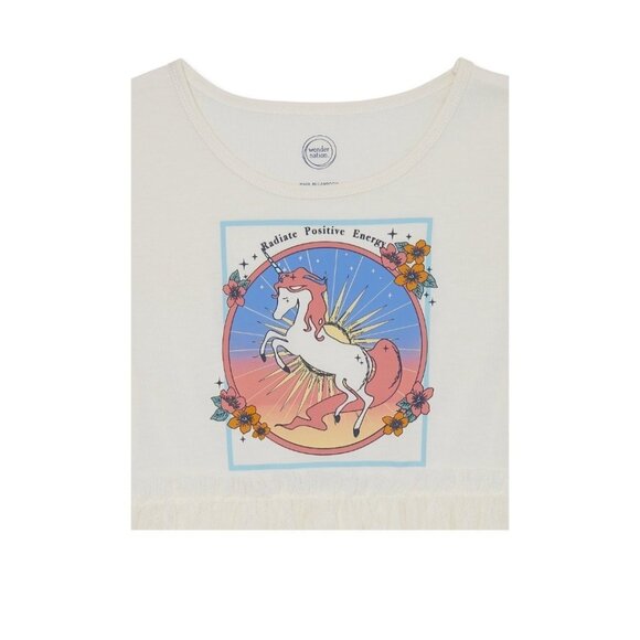 Girls Unicorn Ivory Tutu Dress, Wonder Nation Plus Size XXL (18) - Picture 2 of 3